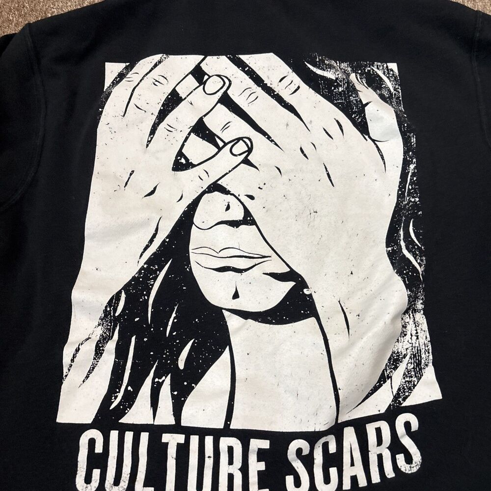 Hail The Sun Band Merch Pullover Hoodie CULTURE SCARS Size M Sweatshirt - USED